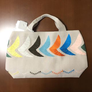 ミナペルホネン(mina perhonen)の【未使用】mina perhonen ミナペルホネン パニーニ bird 小(トートバッグ)