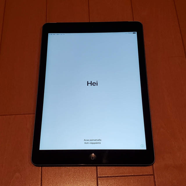 iPad air 16GB Wi-Fi+Cellularモデル