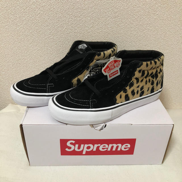 supreme × vans レオパード柄