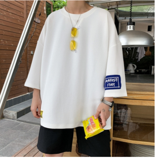 Sale！オーバーサイズ　ビッグシルエット　Tシャツ　韓国　ストリート　3XL(Tシャツ/カットソー(七分/長袖))