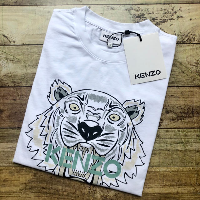 KENZO(ケンゾー)の新品 kenzo ケンゾー タイガープリント Tシャツ 新作✨ メンズのトップス(Tシャツ/カットソー(半袖/袖なし))の商品写真