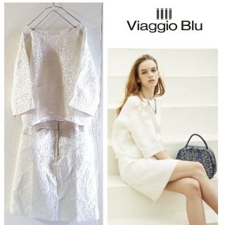 ビアッジョブルー(VIAGGIO BLU)のViaggo Blu/ホワイトシルバー セットアップ(セット/コーデ)