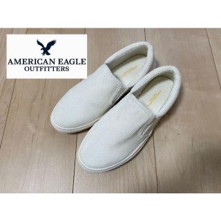 アメリカンイーグル(American Eagle)の【新品・未使用】AMERICAN EAGLE 白スリッポン 23cm(スニーカー)