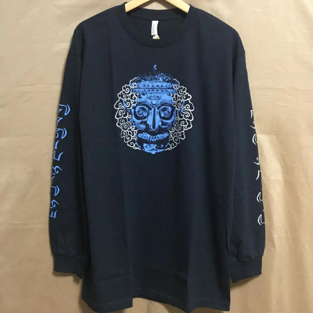 テンダーロイン　TEE L/S F.T.S/NAVY ロンT Lサイズのサムネイル