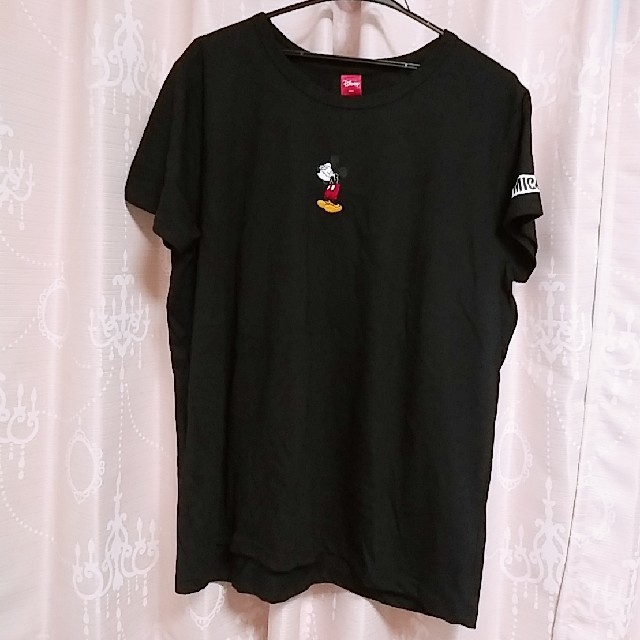 胸刺繍ミッキーＴシャツ????大きいサイズ