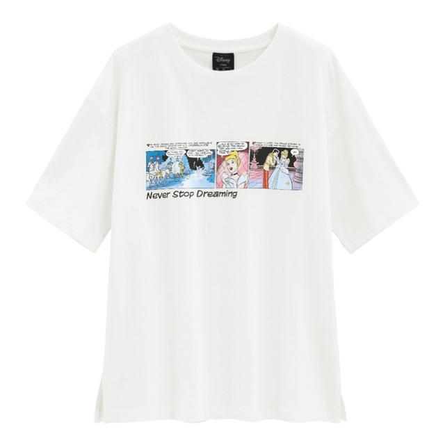 Gu 新品 Gu ディズニーコラボ シンデレラ コミックtシャツ ホワイトの通販 By ドーナツ S Shop ジーユーならラクマ