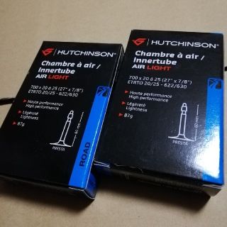 新品☆HUTCHINSON AIR LIGHT　チューブ　60mm　4本(パーツ)