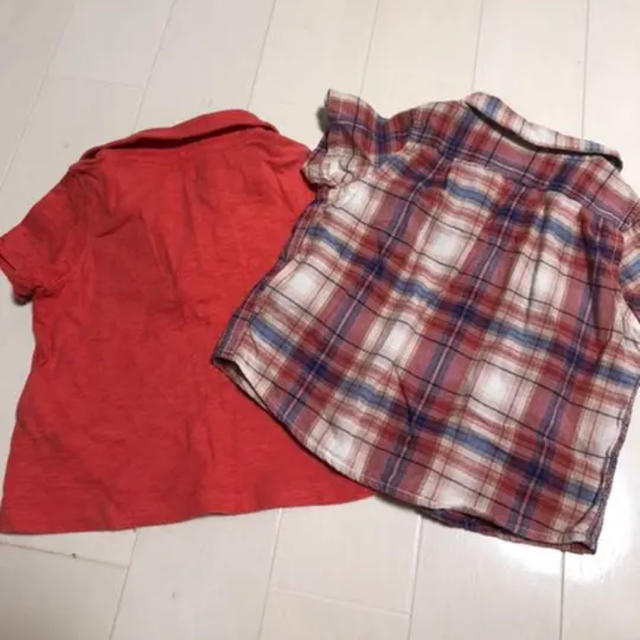 GAP(ギャップ)のbabyGap  半袖シャツ　２枚セット キッズ/ベビー/マタニティのベビー服(~85cm)(シャツ/カットソー)の商品写真