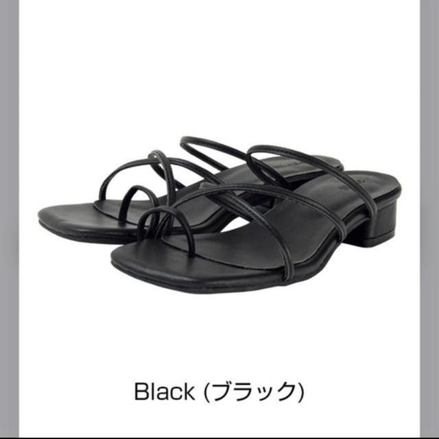 titivate(ティティベイト)のtitivate  ブラックLサイズ レディースの靴/シューズ(サンダル)の商品写真