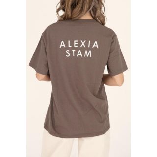 アリシアスタン(ALEXIA STAM)の【ぐりんさん様専用】ALEXIASTAM Tシャツ　ブラウン(Tシャツ(半袖/袖なし))