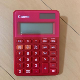 キヤノン(Canon)の電卓 ピンク canon(オフィス用品一般)