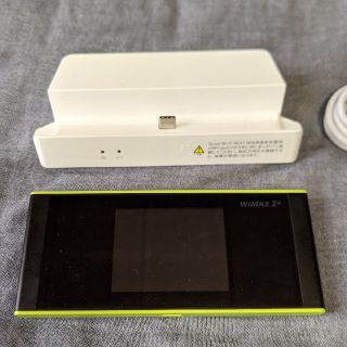 エーユー(au)のWimax 2 ＋ speed wifi NEXT w05 クレードル付(その他)