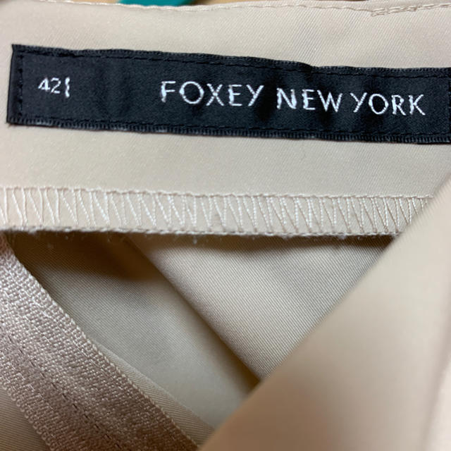 FOXEY(フォクシー)のFOXEY NEW YORK フォクシーニューヨーク　ワンピース　42 レディースのワンピース(ひざ丈ワンピース)の商品写真