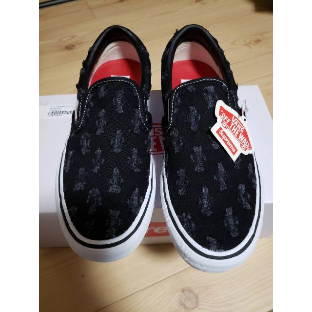 Supreme(シュプリーム)のSupreme®/Vans® Hole Punch Denim Slip-On メンズの靴/シューズ(スニーカー)の商品写真