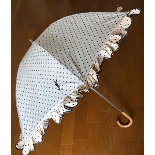 予約中!】 イヴサンローラン(イブサンローラン) 花刺繍 日傘 傘 晴雨