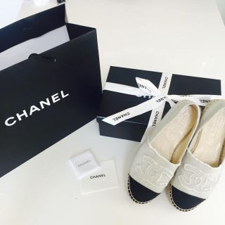 シャネル(CHANEL)のシャネル エスパドリーユ (スリッポン/モカシン)