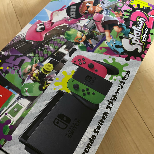 Nintendo Switch ネオン スプラトゥーン2セット - 家庭用ゲーム機本体