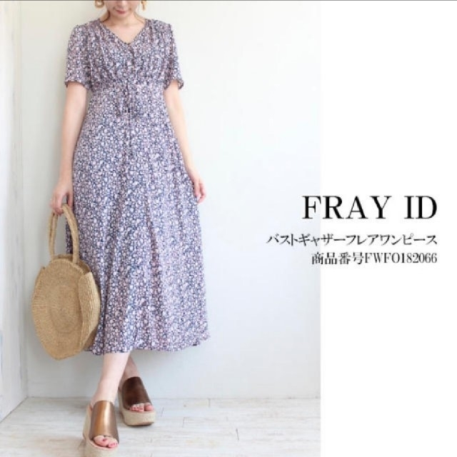 Fray I D Fray バストギャザー フレアー ワンピースの通販 By Mimi S Shop フレイアイディーならラクマ