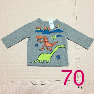 ベビーギャップ(babyGAP)の【新品】babygap   ロンT 恐竜　70(Ｔシャツ)