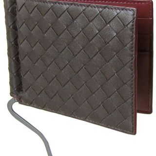 ボッテガヴェネタ(Bottega Veneta)の美品☆ボッテガヴェネタ　マネークリップ　財布　カードケース(マネークリップ)