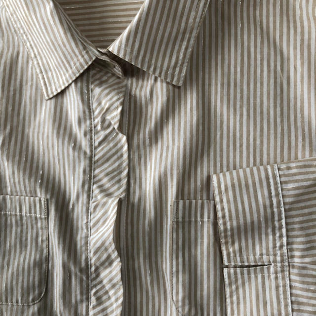 綿ブラウス 七分袖 レディースのトップス(シャツ/ブラウス(長袖/七分))の商品写真