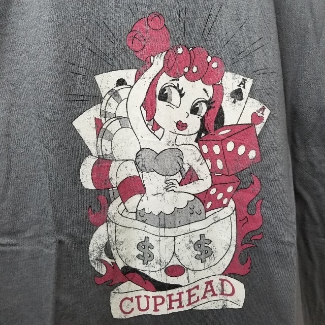 カップヘッドCUPHEADボスサイズL メンズのトップス(Tシャツ/カットソー(半袖/袖なし))の商品写真