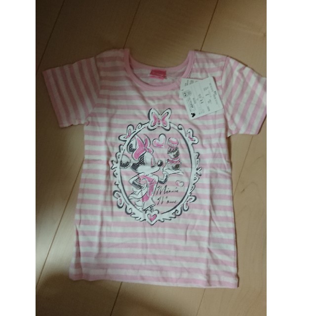 Disney(ディズニー)のミニー Tシャツ 120cm 新品未使用 タグつき キッズ/ベビー/マタニティのキッズ服女の子用(90cm~)(Tシャツ/カットソー)の商品写真