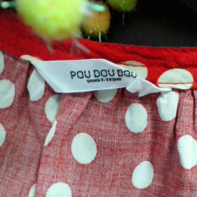 POU DOU DOU(プードゥドゥ)のpoudoudou　ドットワンピース レディースのワンピース(ひざ丈ワンピース)の商品写真