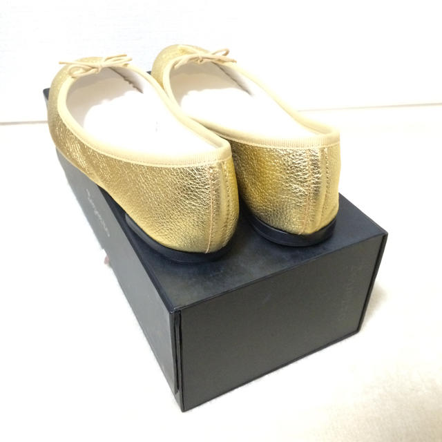 repetto(レペット)の新品 レペット ゴールドバレリーナ レディースの靴/シューズ(バレエシューズ)の商品写真