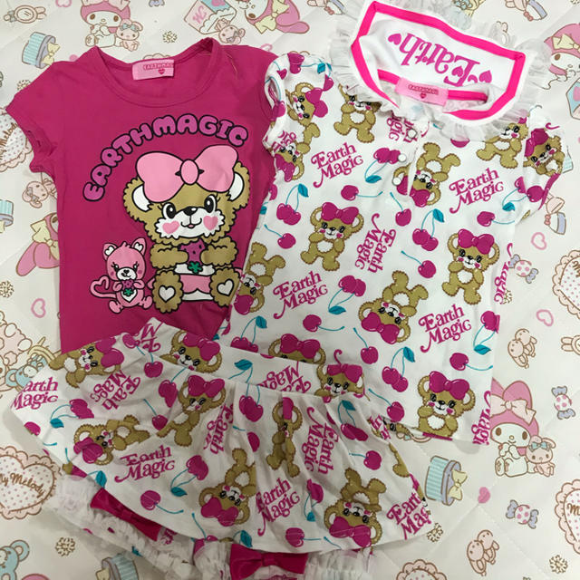 EARTHMAGIC(アースマジック)のアースマジック 6点 110.120 キッズ/ベビー/マタニティのキッズ服女の子用(90cm~)(ワンピース)の商品写真