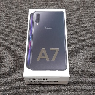 新品未開封　Galaxy A7　ブラック(スマートフォン本体)