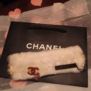 シャネル(CHANEL)のCHANEL ラビットファーブレスレット(ブレスレット/バングル)