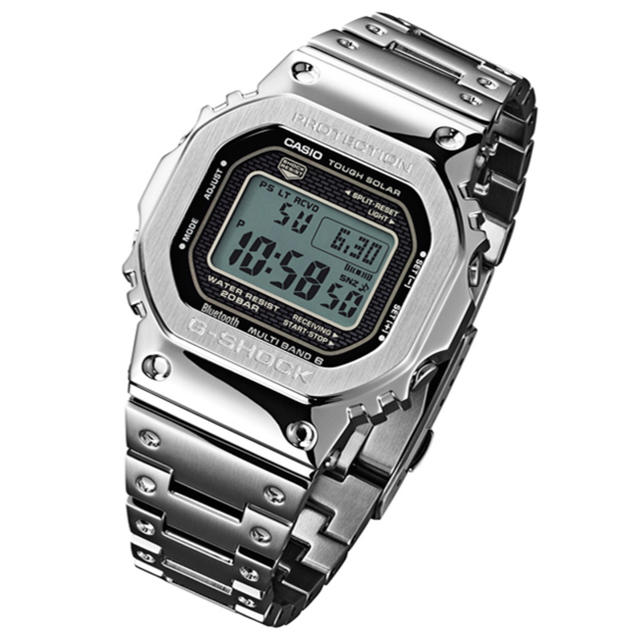 G-SHOCK(ジーショック)のG-SHOCK GMW-B5000D-1JF フルメタル シルバー  メンズの時計(腕時計(デジタル))の商品写真