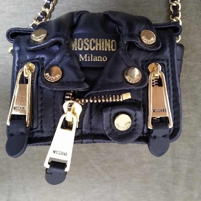 【美品】Moschino x H&M ライダース　ショルダーバッグ