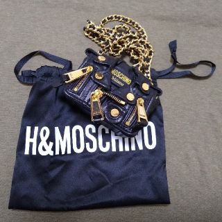 【美品】Moschino x H&M ライダース　ショルダーバッグ