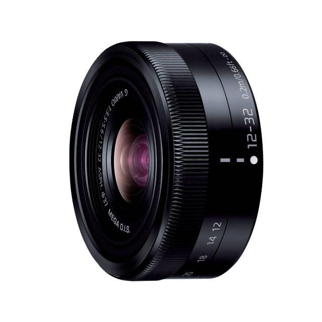 新品 LUMIX 12-32mm/F3.5-5.6 O.I.Sブラックスマホ/家電/カメラ