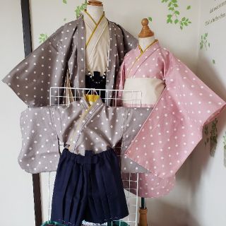 なう 様♡専用　ベビー、キッズ着物&袴風セットアップ(外出用品)