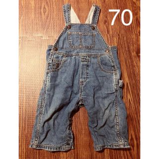 ベビーギャップ(babyGAP)のbabygap デニムオーバーオール 70(その他)