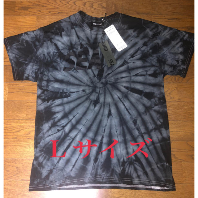 Supreme(シュプリーム)のWIND AND SEA ブラックタイダイTシャツ メンズのトップス(Tシャツ/カットソー(半袖/袖なし))の商品写真