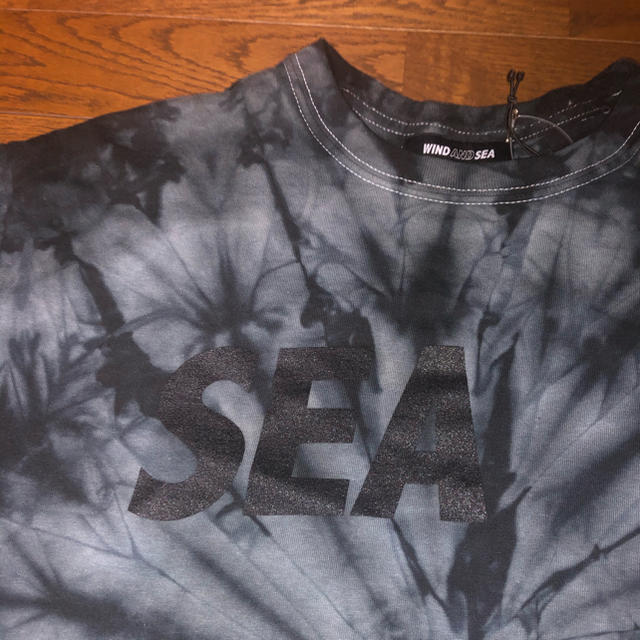 Supreme(シュプリーム)のWIND AND SEA ブラックタイダイTシャツ メンズのトップス(Tシャツ/カットソー(半袖/袖なし))の商品写真