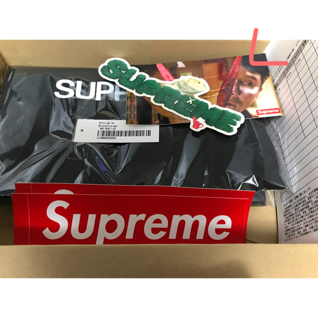 Supreme Motion Logo Tee Black Large