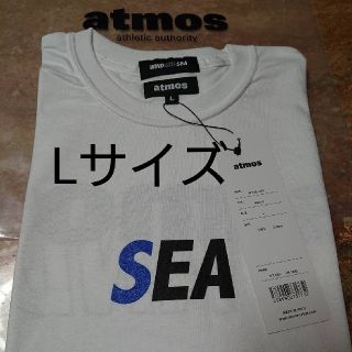 アトモス(atmos)のatmos × WIND AND SEA TEE CREW 白Lサイズ 送料込み(Tシャツ/カットソー(半袖/袖なし))