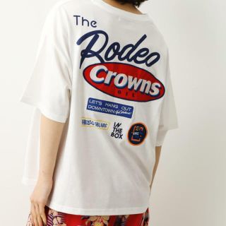 ロデオクラウンズワイドボウル(RODEO CROWNS WIDE BOWL)のMix big VネックTシャツ(Tシャツ(半袖/袖なし))