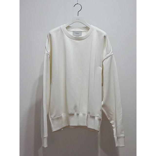 YOKE ホワイトM ss OVERSIZED PIPING SWEAT 新作通販 メンズ bca