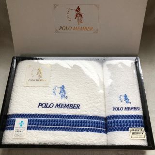 ポロクラブ(Polo Club)のポロ　メンバー　バスタオル&ウォッシュタオル　セット(タオル/バス用品)