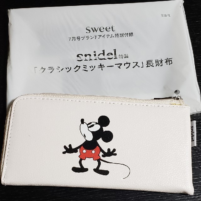 SNIDEL(スナイデル)のsnidel特性 「クラシックミッキーマウス」本格長財布 レディースのファッション小物(財布)の商品写真