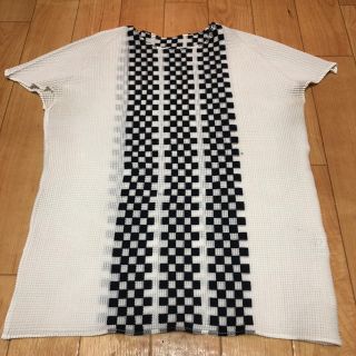 プリーツプリーズイッセイミヤケ(PLEATS PLEASE ISSEY MIYAKE)の【PLEATS PLEASE】プリーツプリーズ／フレンチスリーブトップス(カットソー(半袖/袖なし))