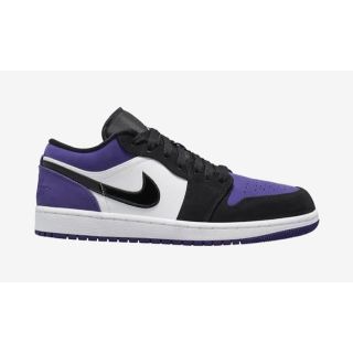 ナイキ(NIKE)のAIR JORDAN 1 LOW court purple(スニーカー)