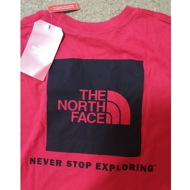 THE NORTH FACE(ザノースフェイス)の【新品タグ付】ロンT　サイズXL海外正規品BOXロゴTHE NORTH FACE メンズのトップス(Tシャツ/カットソー(七分/長袖))の商品写真