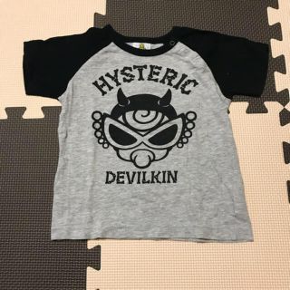 ヒステリックミニ(HYSTERIC MINI)の【専用】HYSTERIC  MINI -デビルキンTシャツ- ブラック×グレー(Tシャツ/カットソー)